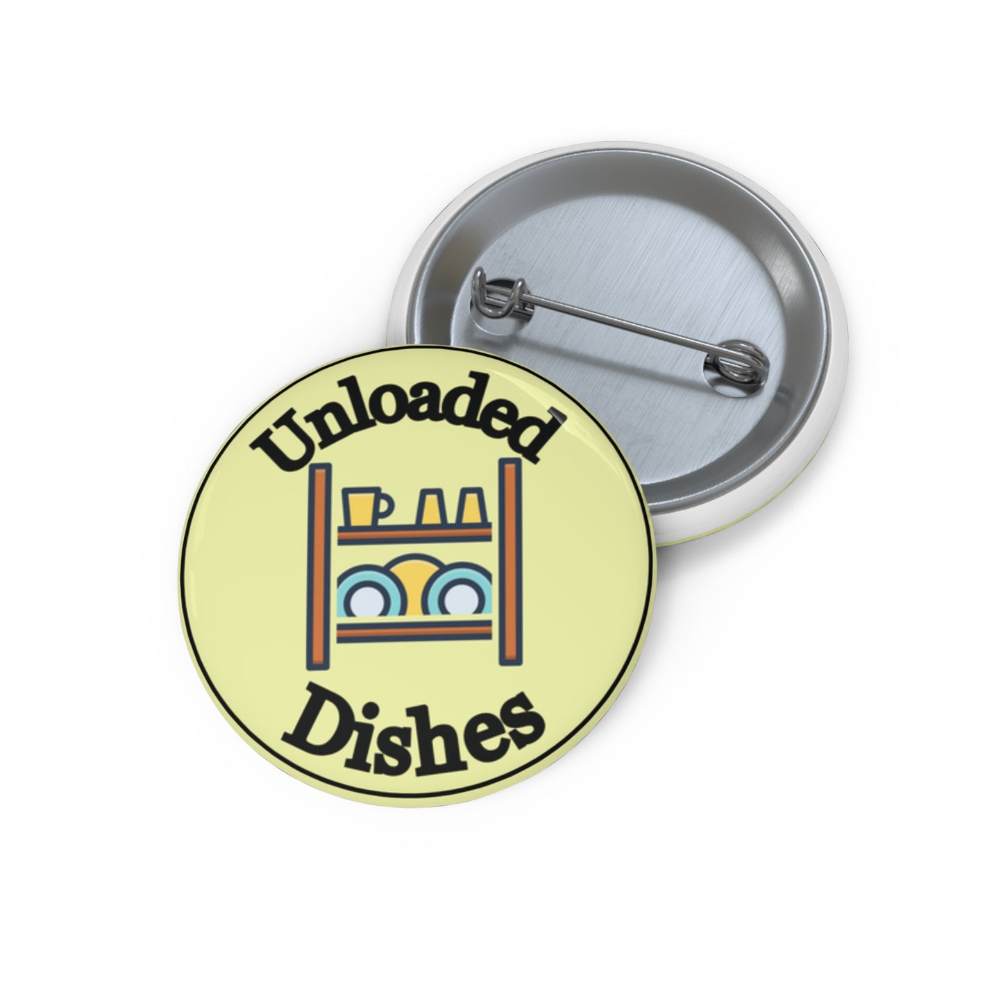 Unloaded Dishes (Adult Merit Badge) - pin button