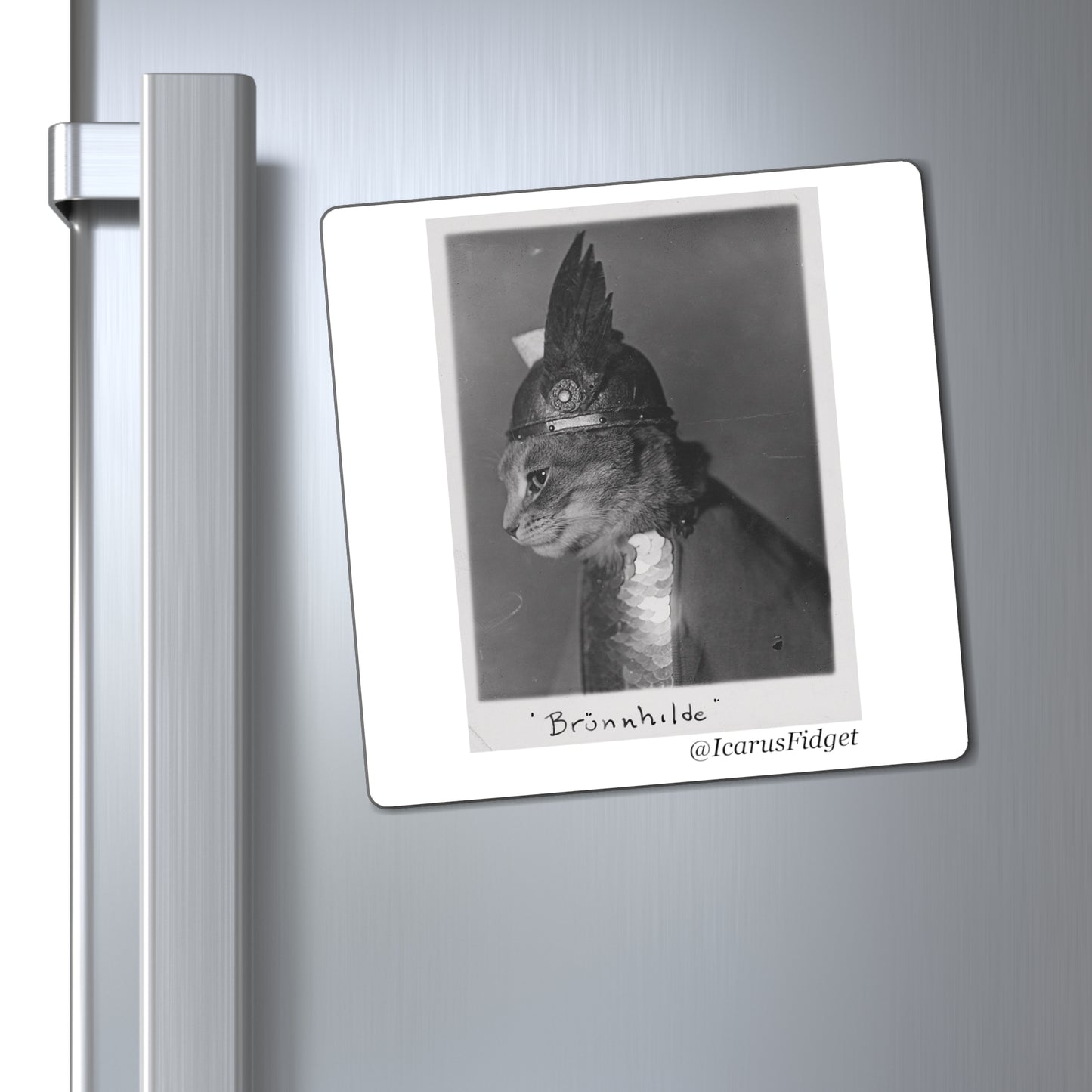 Brunhilde the Valkyrie Cat - Magnets