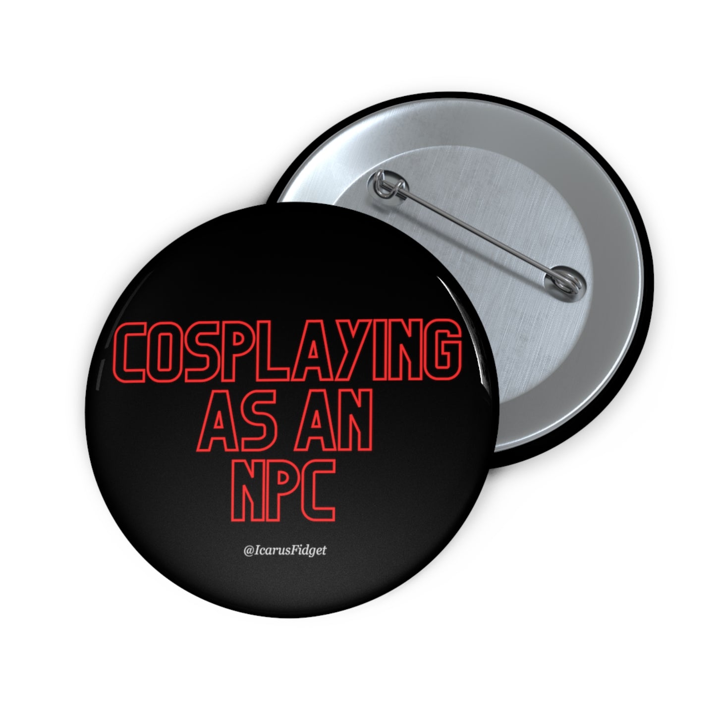 Cosplaying As An NPC -  Pin Buttons