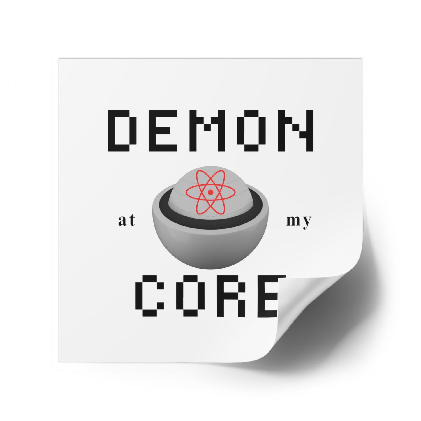 Demon At My Core Sticker