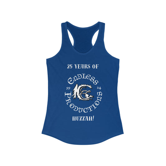 Endless Productions 25 Years of Huzzah Racerback Tank