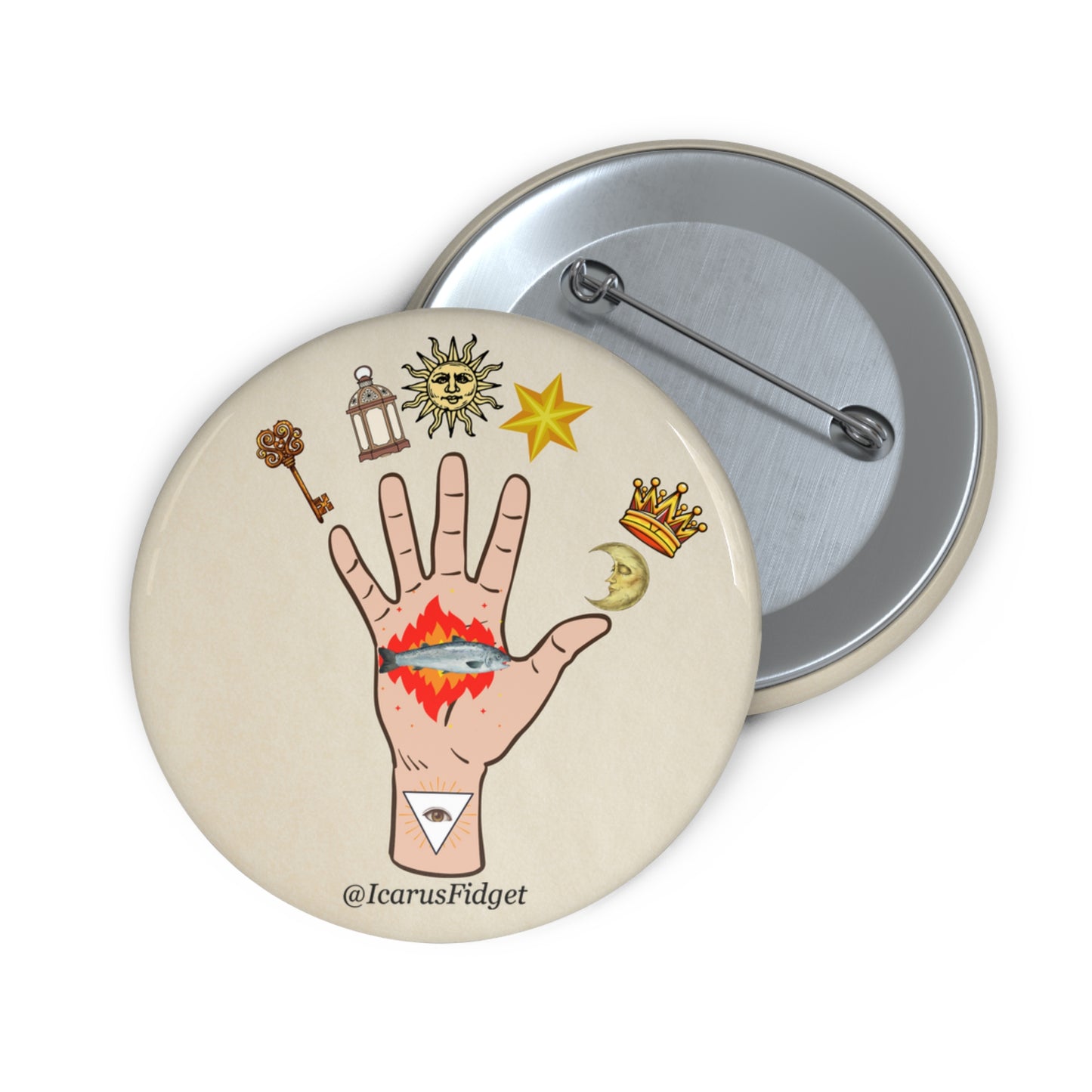 Hand of the Philosopher - Pin Buttons