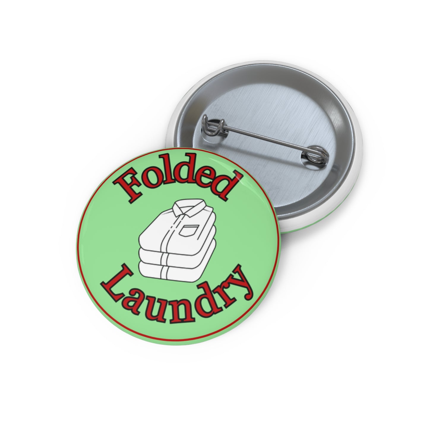 Folded Laundry (Adult Merit Badge) - pin button