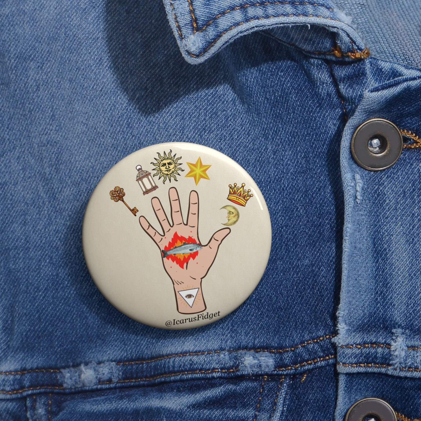 Hand of the Philosopher - Pin Buttons