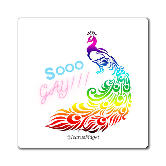 Gay Peacock - Magnets
