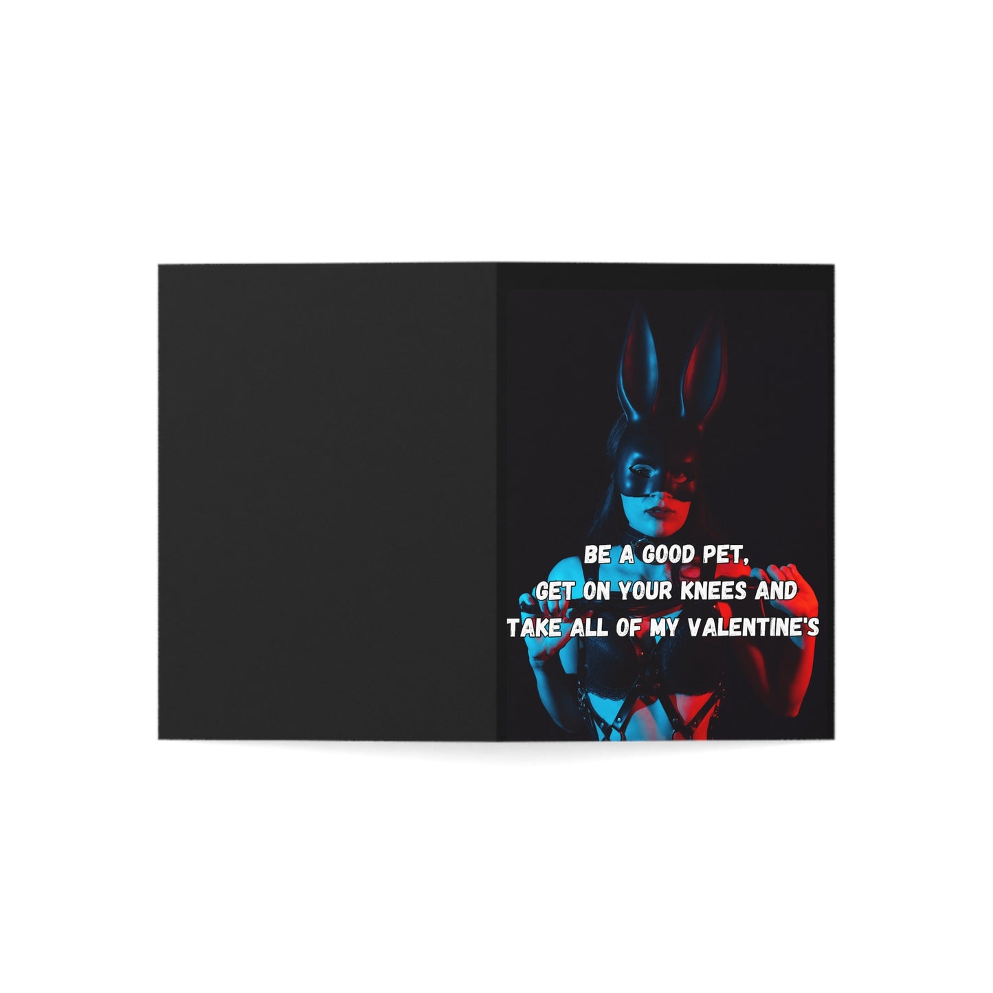 Greeting Cards, Mistress Dominatrix Valentine's Day Card Set (1, 10, 30, 50pcs) - BDSM, Femdom, Fetish, Kinky, Adult