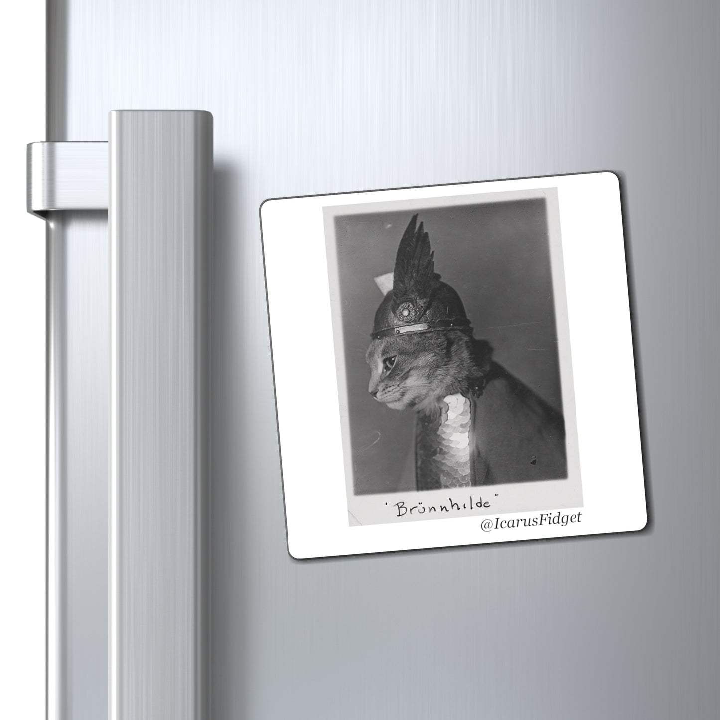 Brunhilde the Valkyrie Cat - Magnets