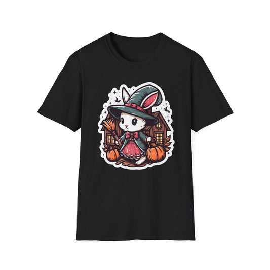 Cottage core Bunny Witch T-Shirt