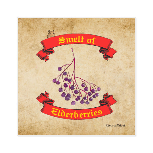 Smelt of Elderberries - Sticker