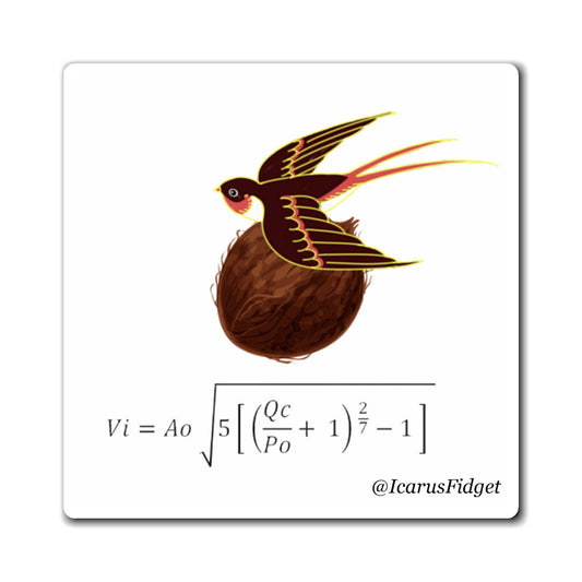 Air Velocity of an unladen swallow - Magnets