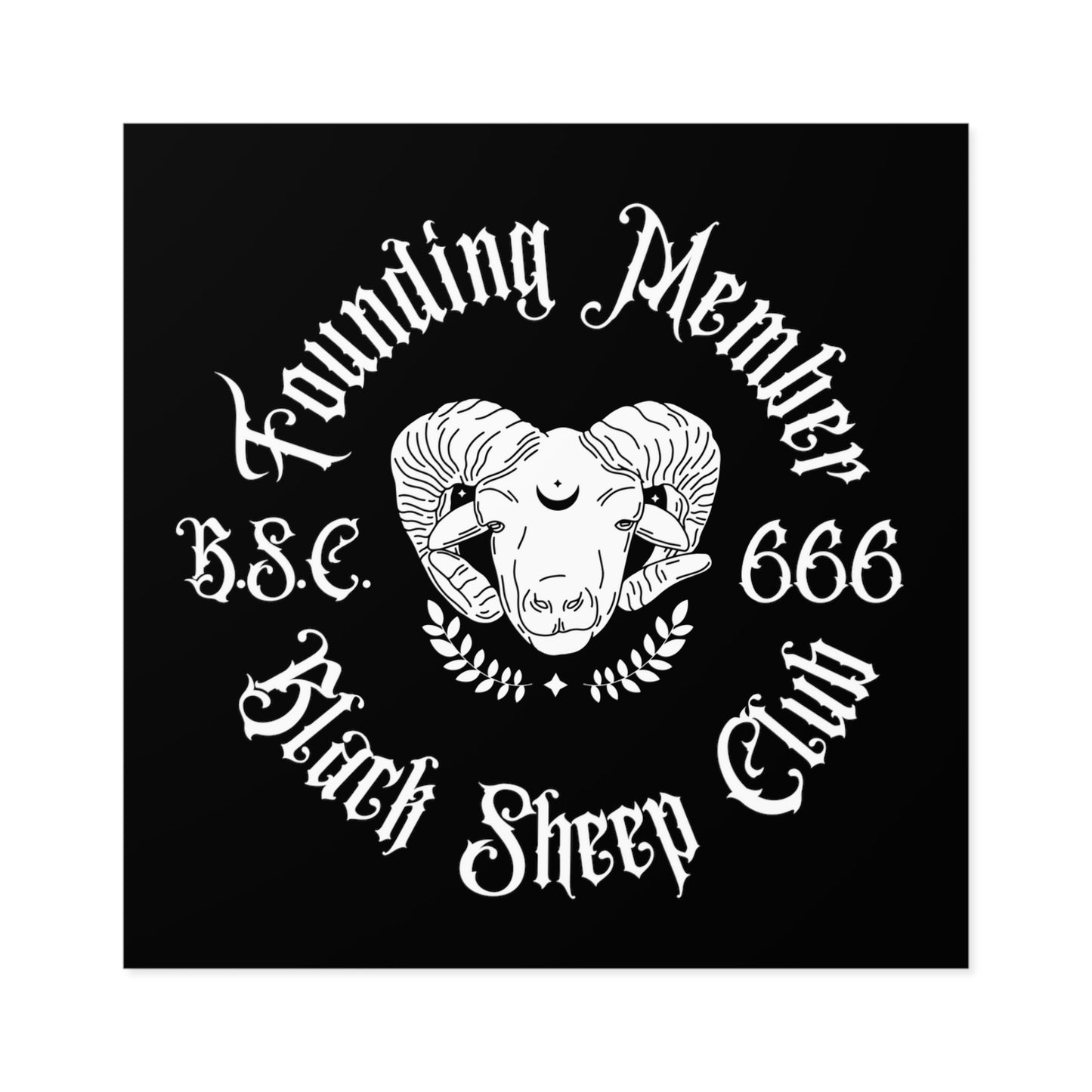 Black Sheep Club - Sticker