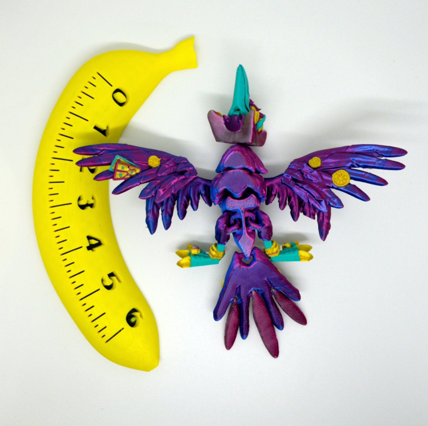 Articulated Fortune Teller Raven - 3D Print