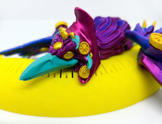 Articulated Fortune Teller Raven - 3D Print