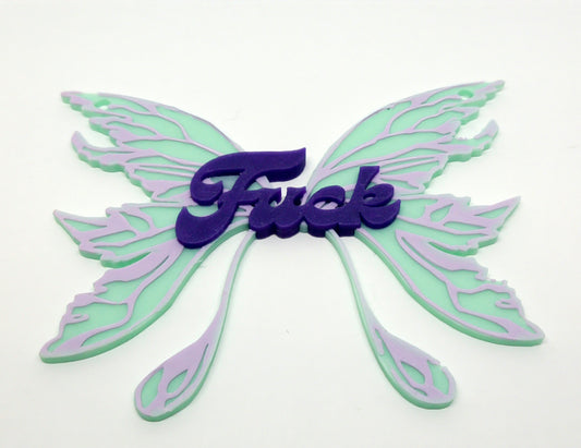 Flying F*ck and bag o'F*cks (Fairy F*ck version) - 3D Print