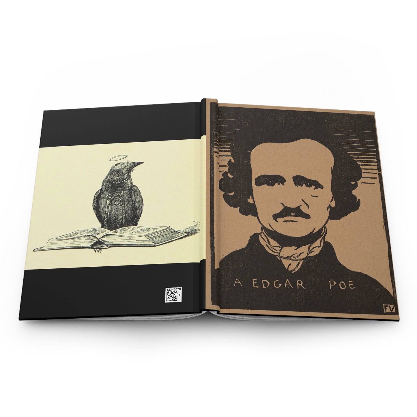 Edgar Allan Poe Hardcover Journal