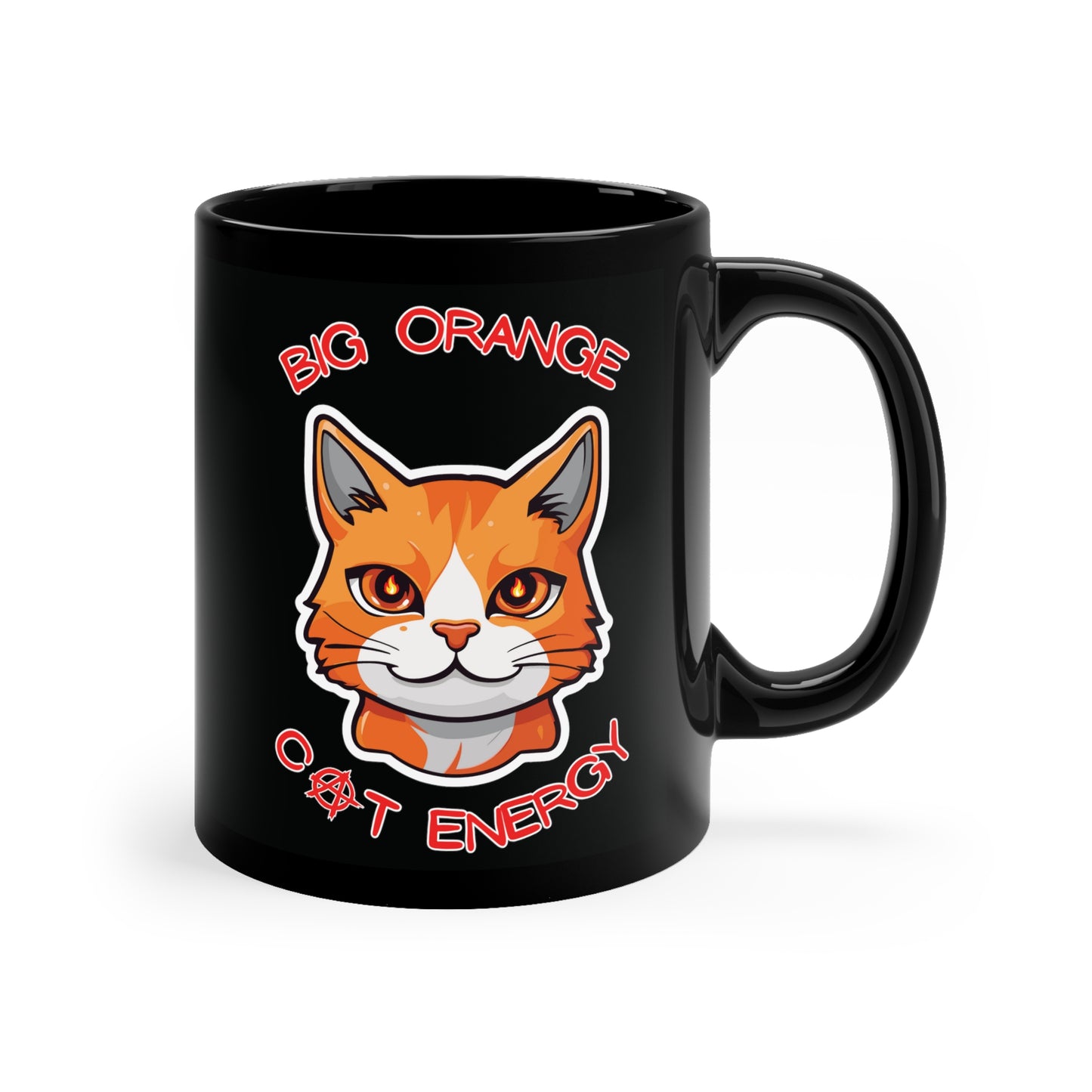 Big Orange Cat Energy Mug