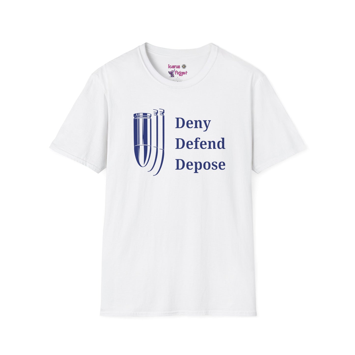 Deny, Defend, Depose Unisex Softstyle T-Shirt