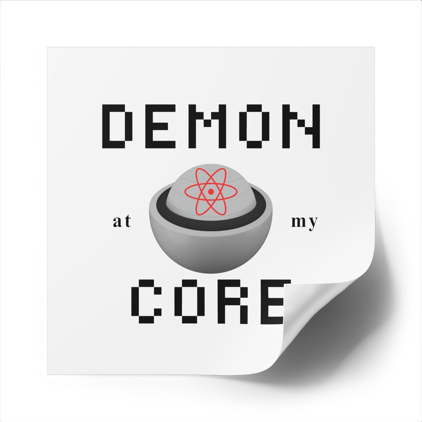 Demon At My Core Sticker