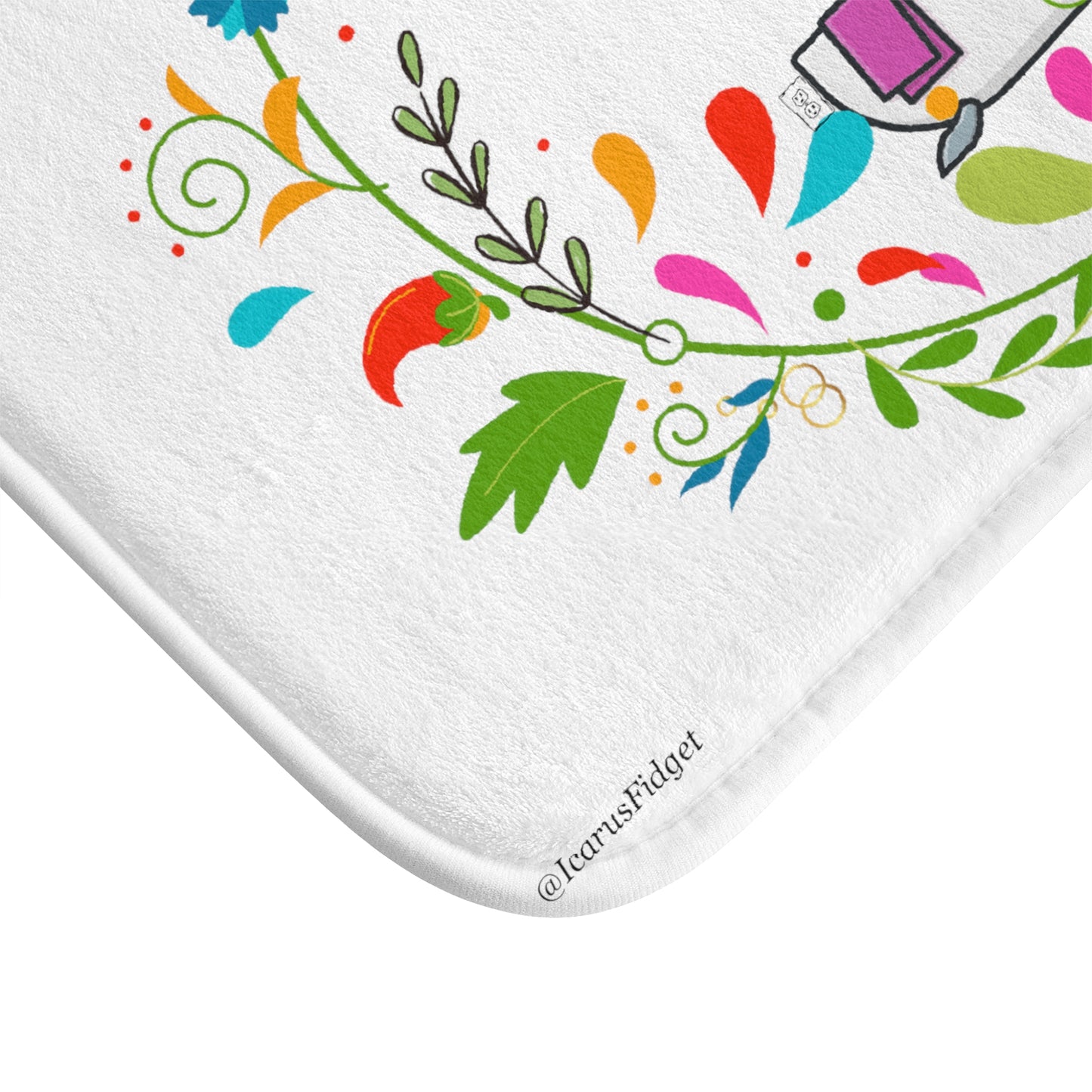 Live, Laugh, Toaster Bath Mat