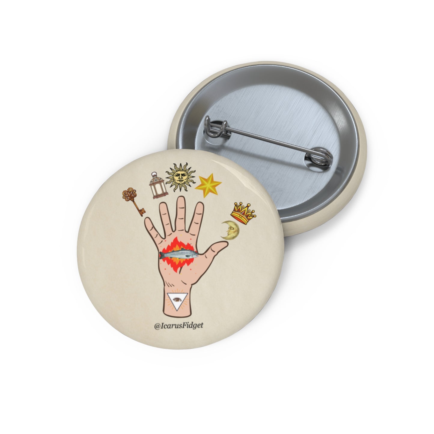 Hand of the Philosopher - Pin Buttons