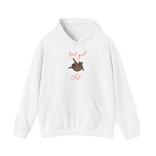 Hot Girl Shit Raccoon Hoodie