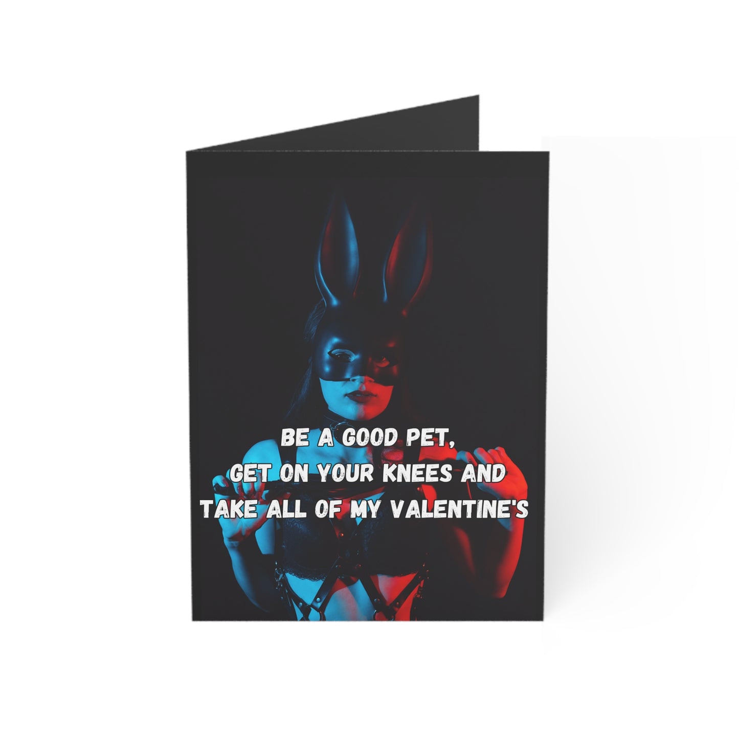 Greeting Cards, Mistress Dominatrix Valentine's Day Card Set (1, 10, 30, 50pcs) - BDSM, Femdom, Fetish, Kinky, Adult