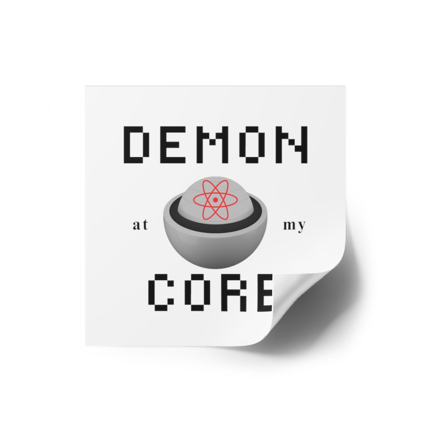 Demon At My Core Sticker