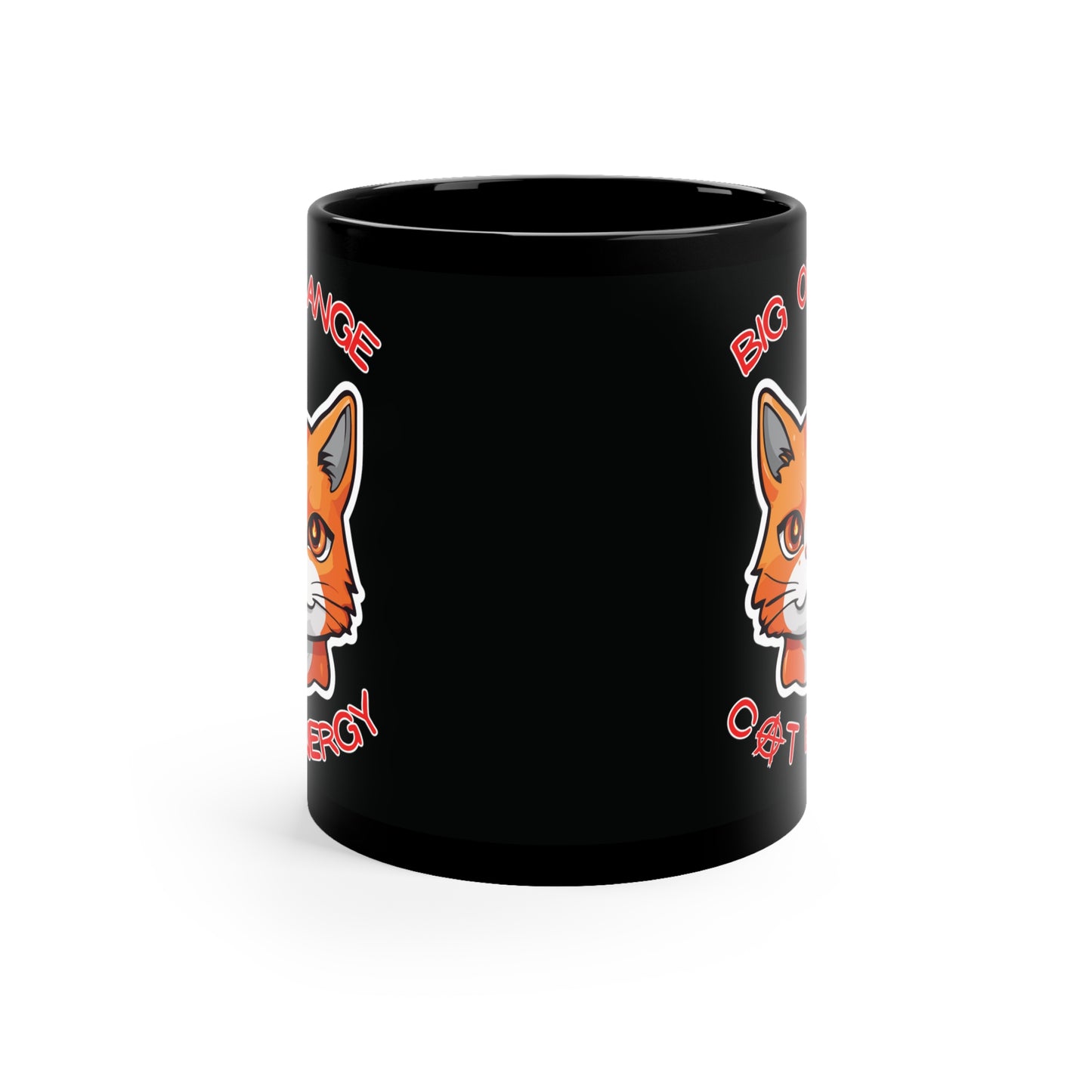 Big Orange Cat Energy Mug