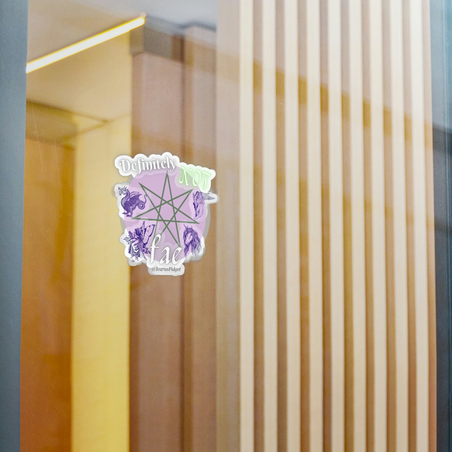 Definitely NOT Fae - Sticker