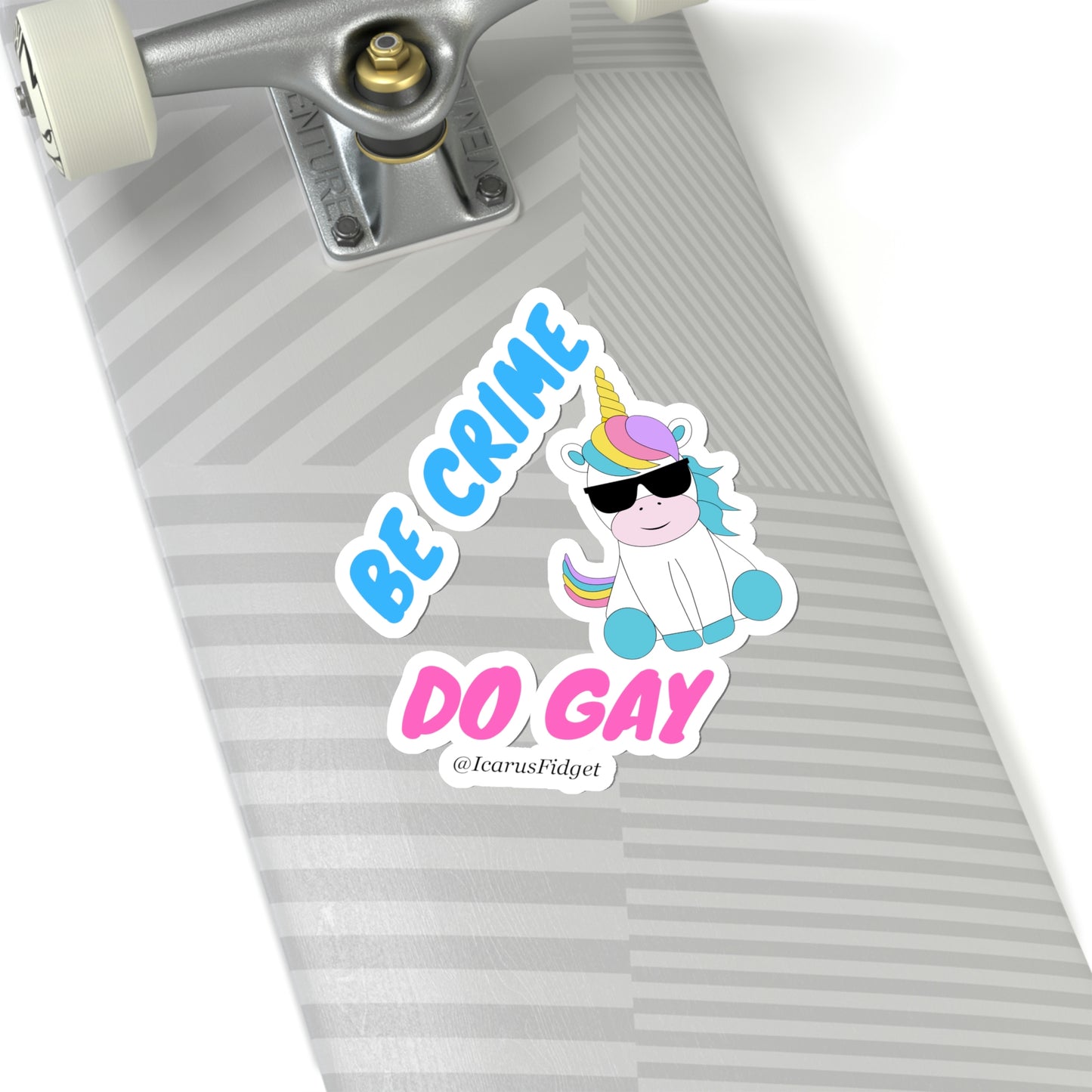 Be Crime Do Gay - Sticker